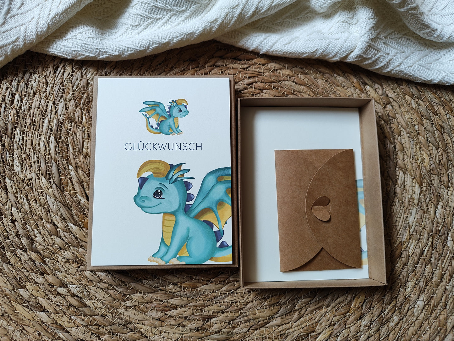 DRACHE blau