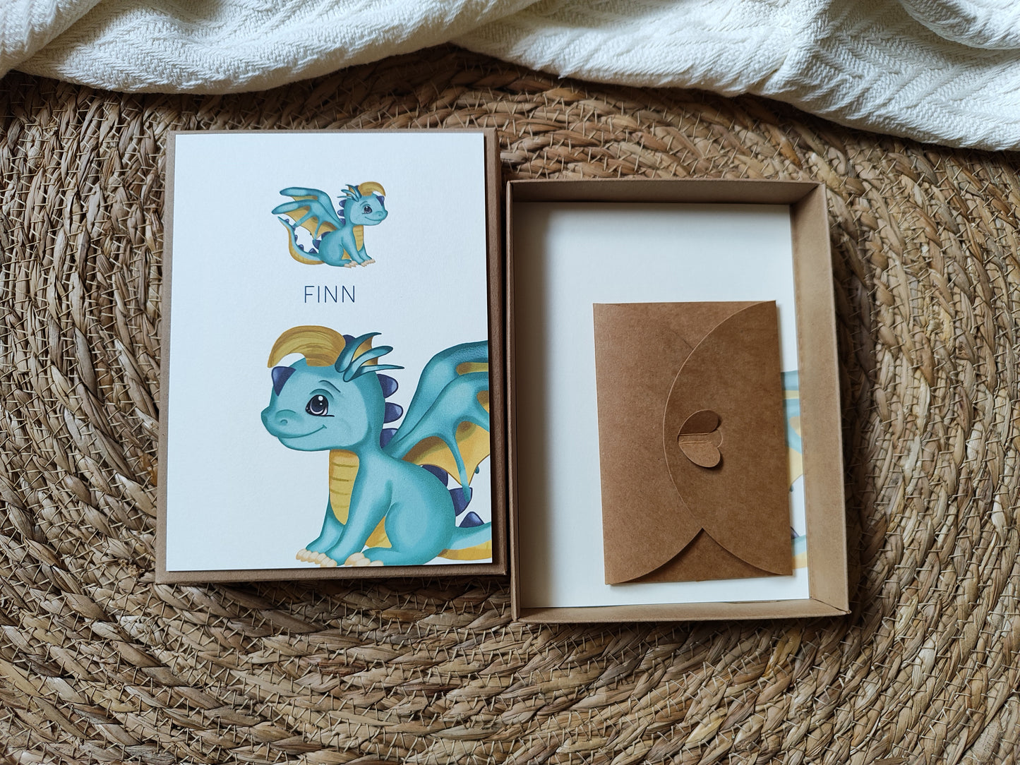 DRACHE blau