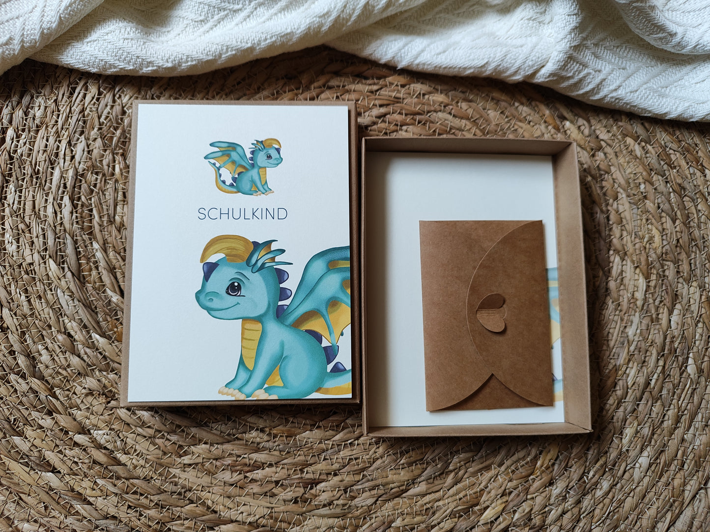 DRACHE blau