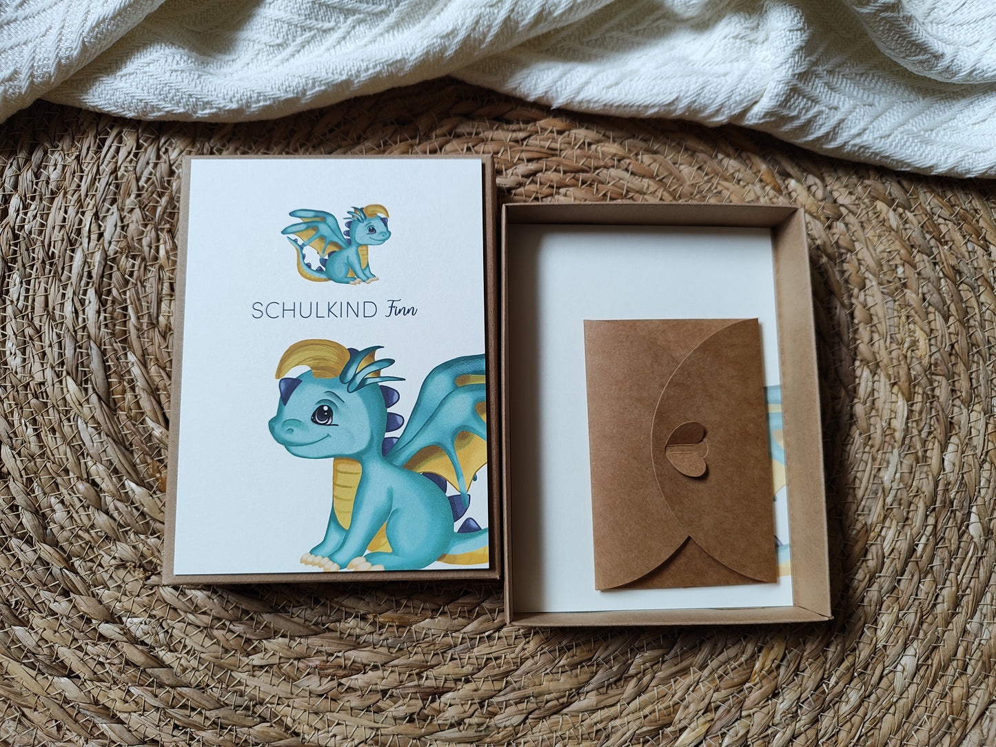DRACHE blau