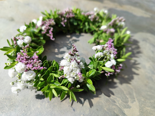 Kleiner Blumenkranz SCHLEIERKRAUT & STATICE