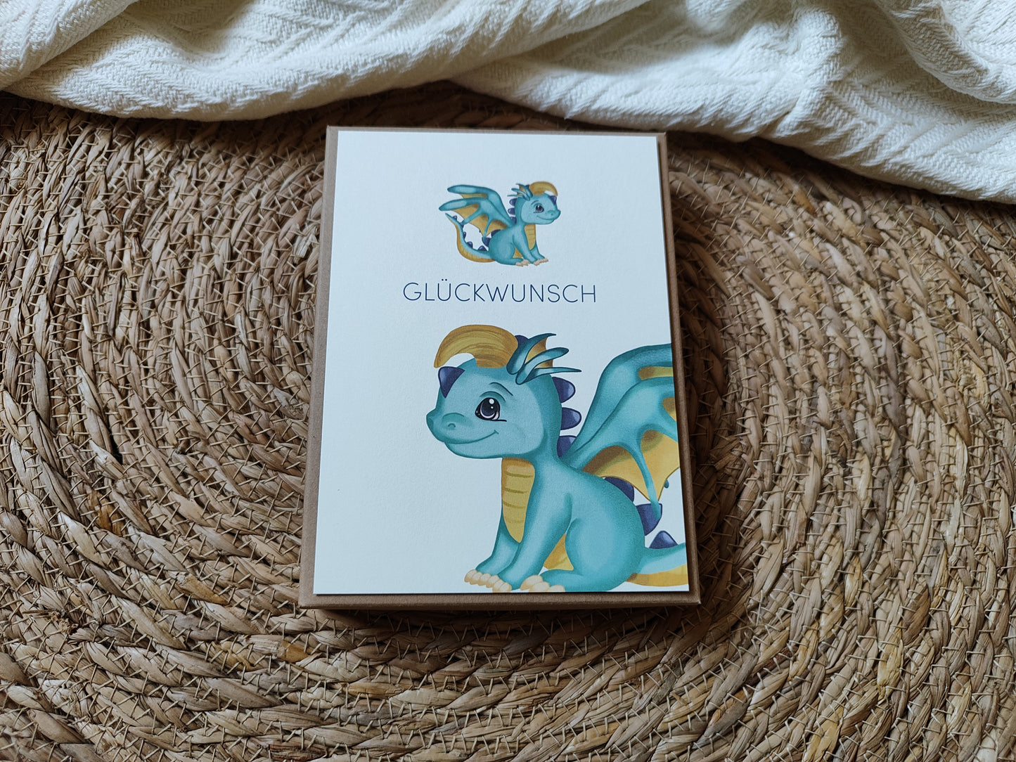 DRACHE blau