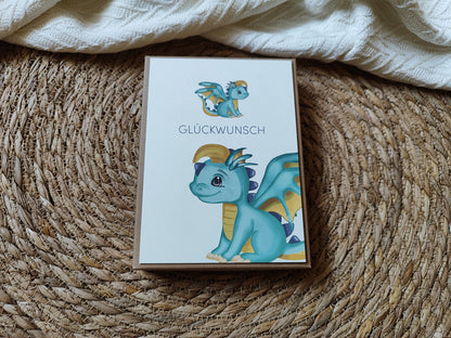 DRACHE blau
