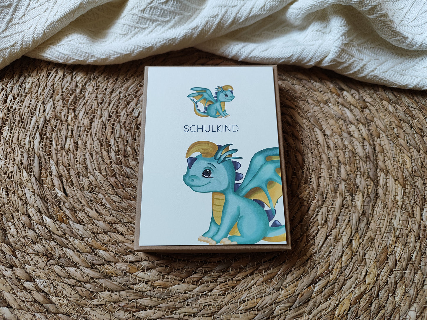 DRACHE blau