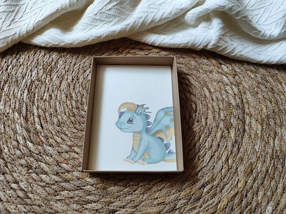 DRACHE blau