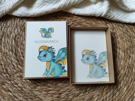 DRACHE blau