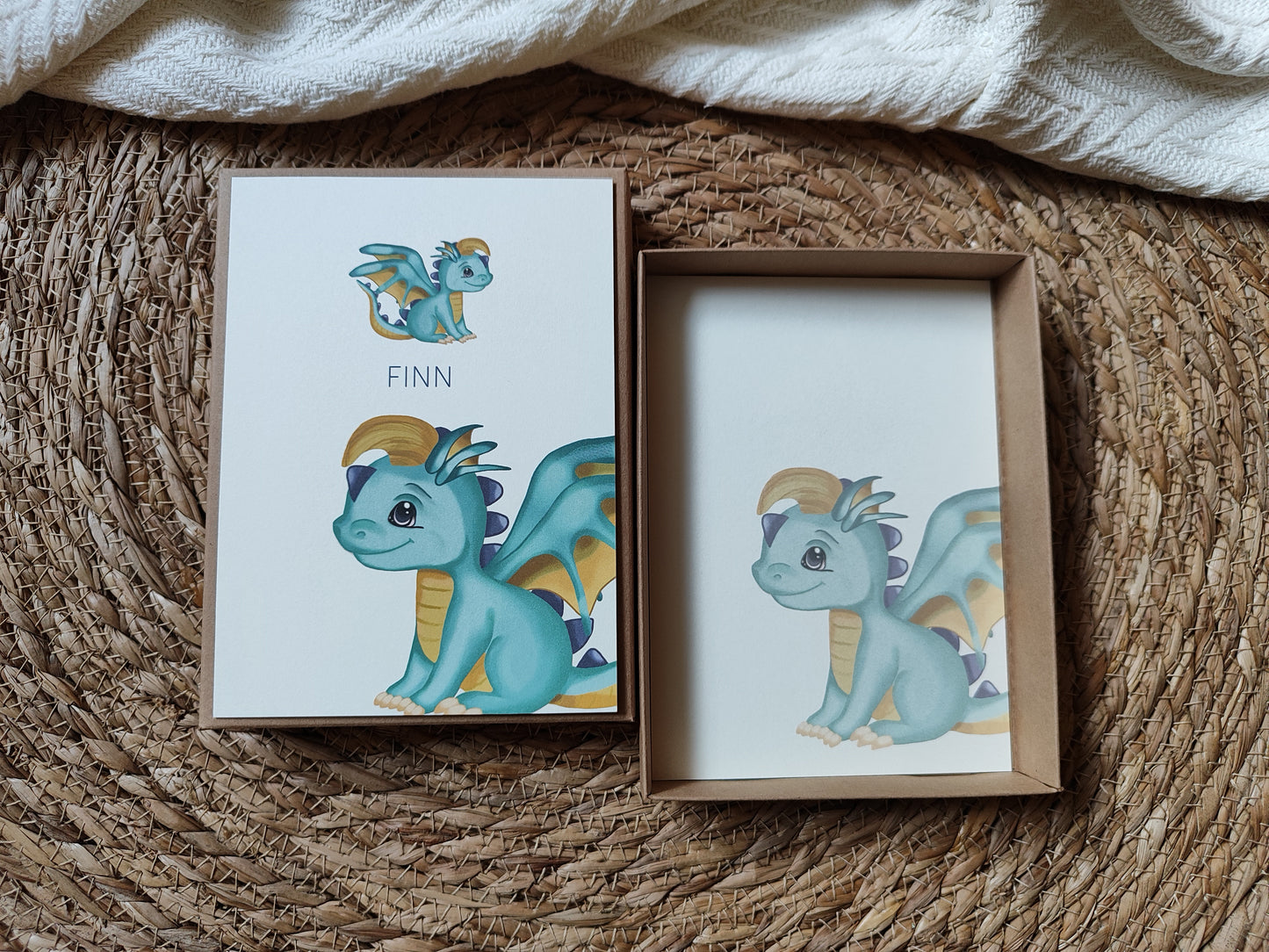 DRACHE blau