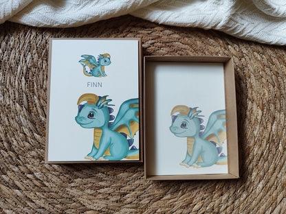 DRACHE blau