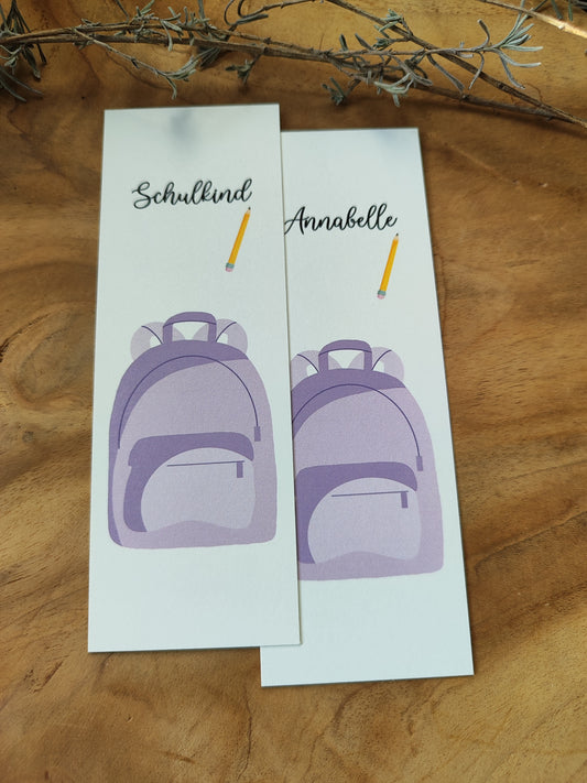 SCHULTASCHE lila