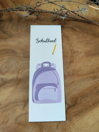 SCHULTASCHE lila