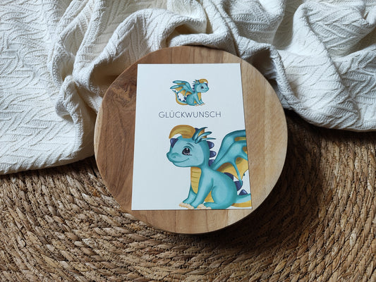 DRACHE blau