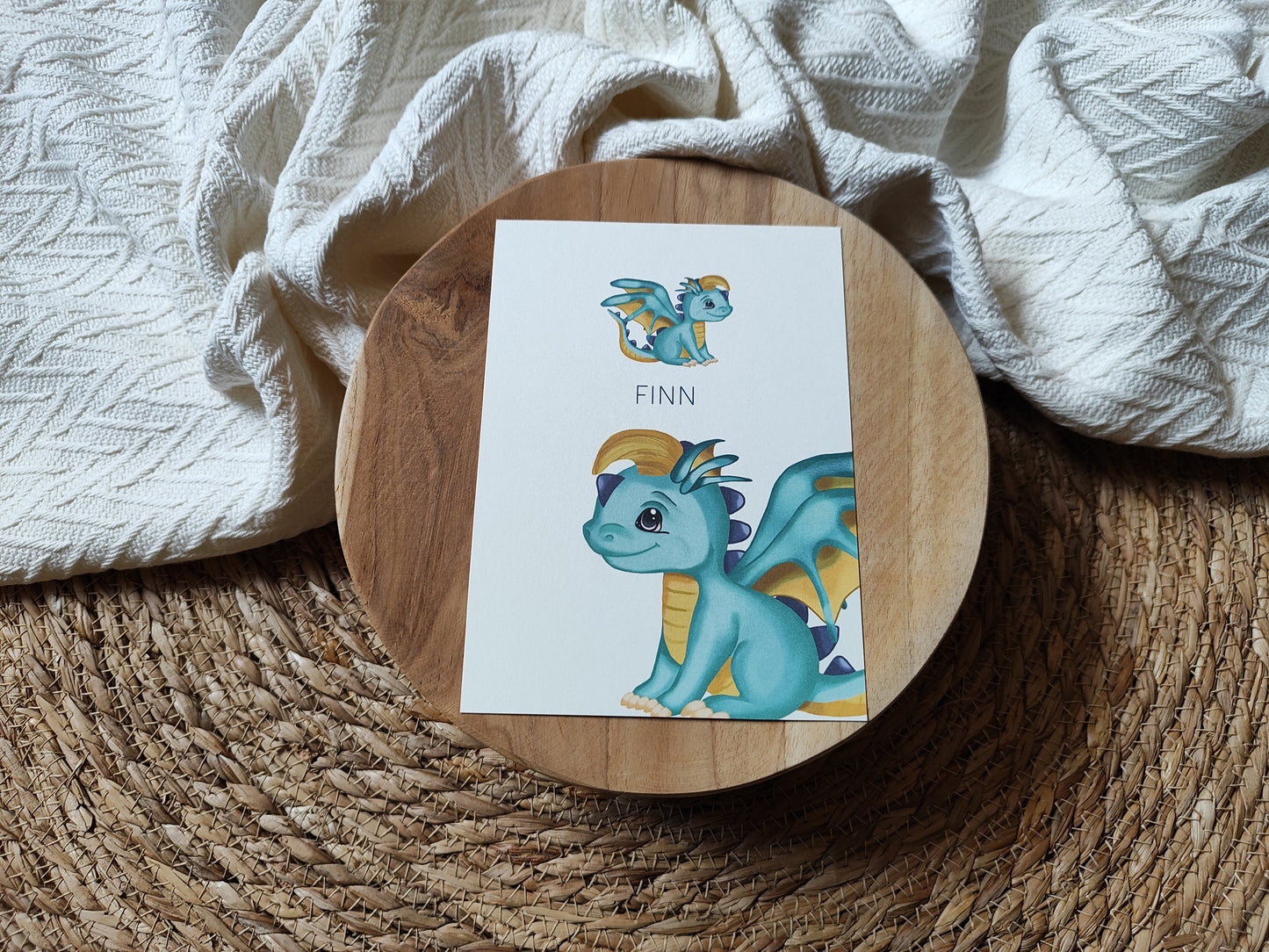 DRACHE blau