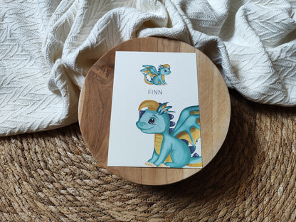 DRACHE blau