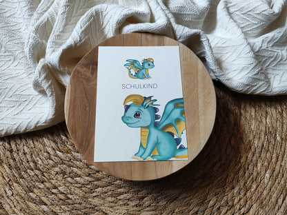 DRACHE blau