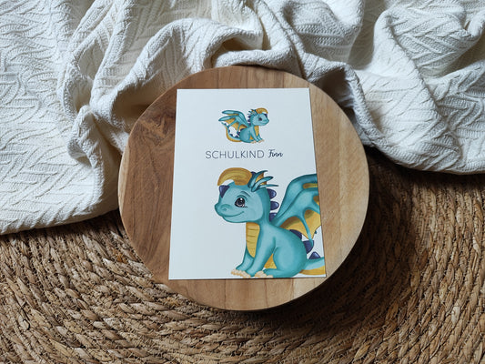 DRACHE blau