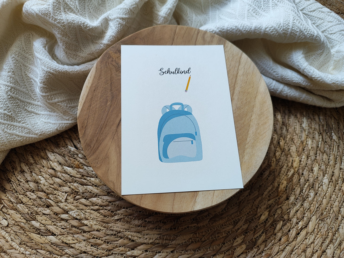 SCHULTASCHE blau