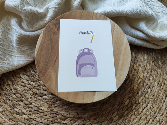 SCHULTASCHE lila
