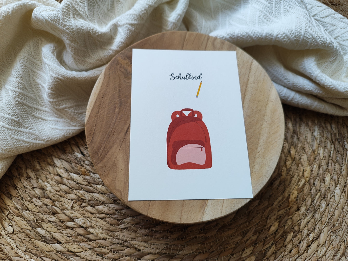 SCHULTASCHE rot